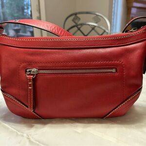 Coach Red Leather Women's Bag